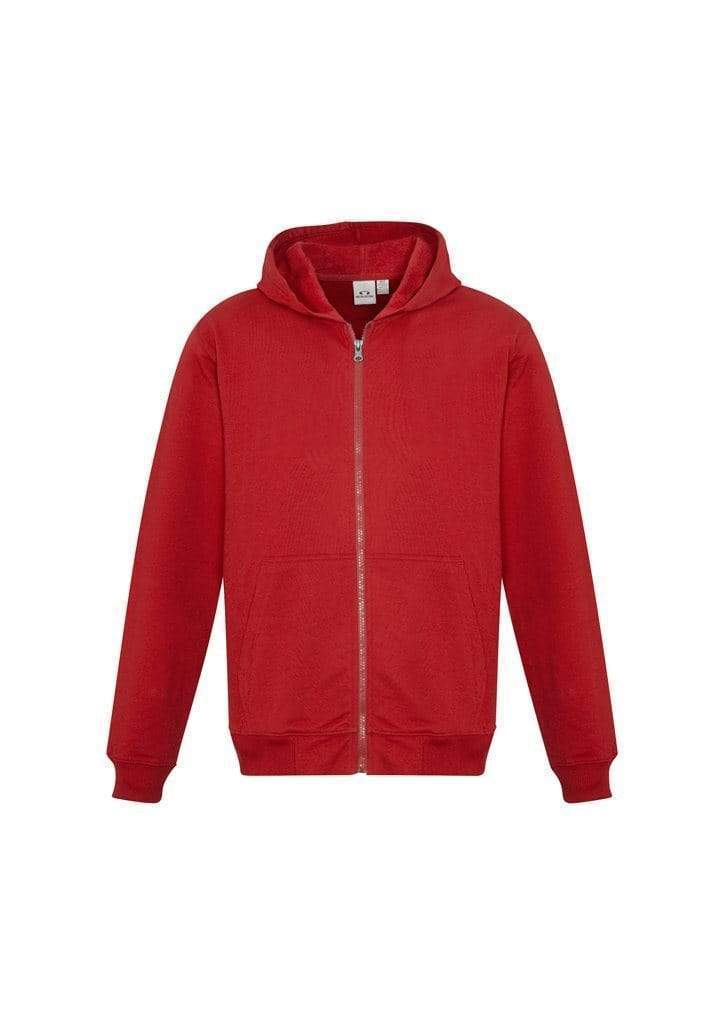 Biz Collection Active Wear Red / 4 Biz Collection Kid’s Crew Zip Hoodie SW762K