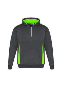 Biz Collection Active Wear Grey/Fluoro Lime/Silver / 4 Biz Collection Kid’s Renegade Hoodie SW710K