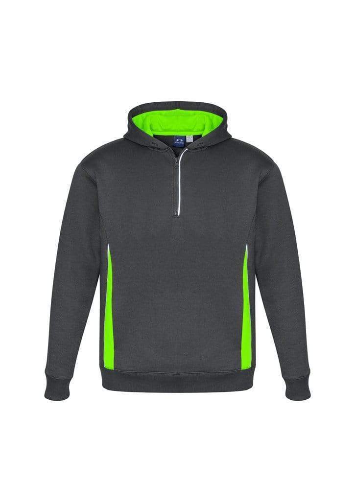 Biz Collection Active Wear Grey/Fluoro Lime/Silver / 4 Biz Collection Kid’s Renegade Hoodie SW710K