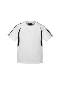 Biz Collection Casual Wear White/Black / 4 Biz Collection Kid’s Flash Tee T3110B