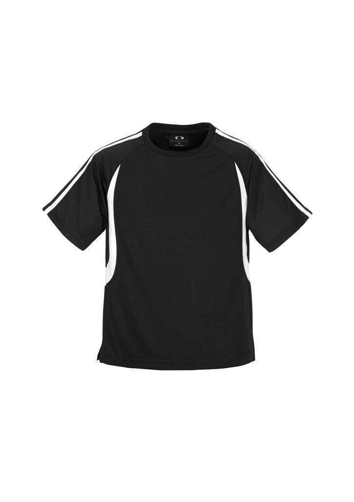 Biz Collection Casual Wear Black/White / 4 Biz Collection Kid’s Flash Tee T3110B