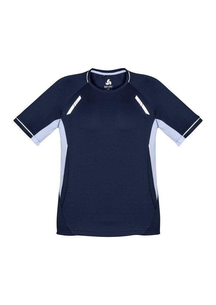 Biz Collection Casual Wear Navy/White/Silver / 4 Biz Collection Kid’s Renegade Tee T701KS