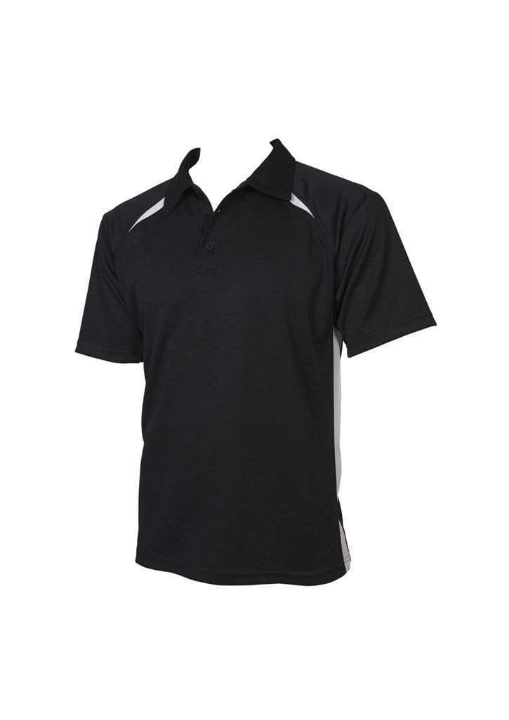 Biz Collection Casual Wear Black/White / 4 Biz Collection Kid’s Splice Polo P7700B