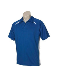 Biz Collection Casual Wear Royal/White / 4 Biz Collection Kid’s Splice Polo P7700B