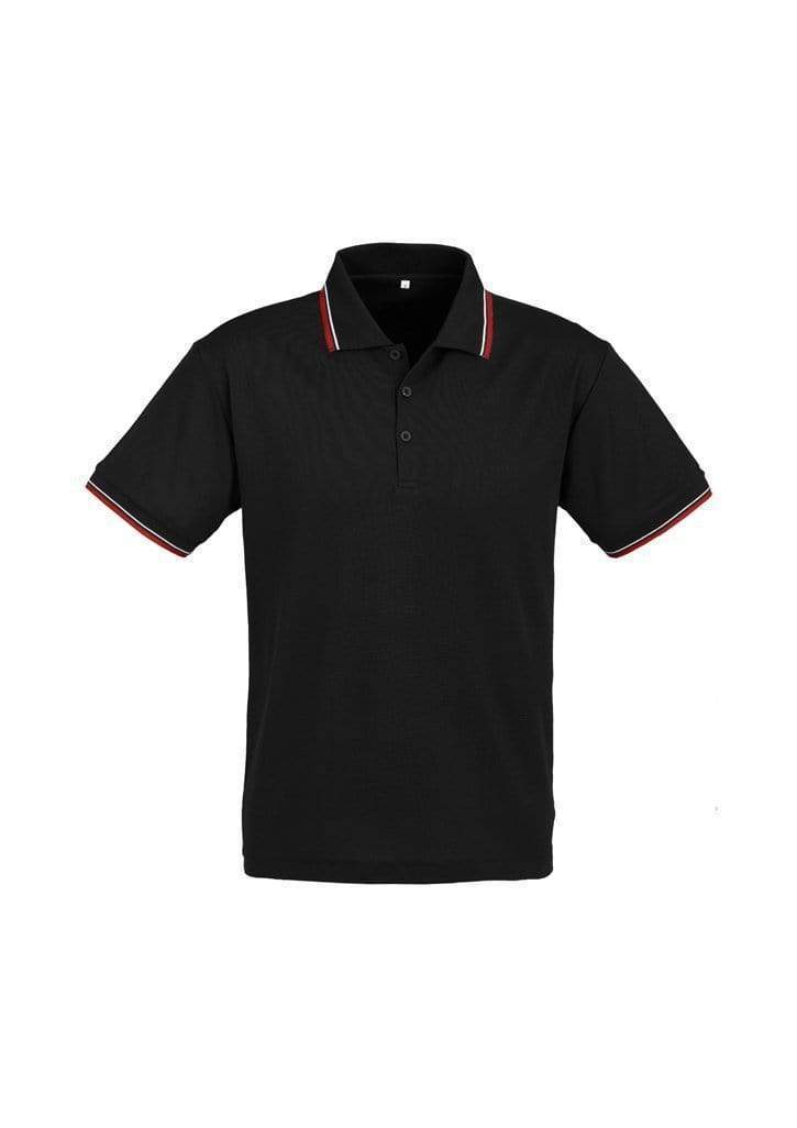 Biz Collection Casual Wear Black/Red/White / S Biz Collection Men’s Cambridge Polo P227MS