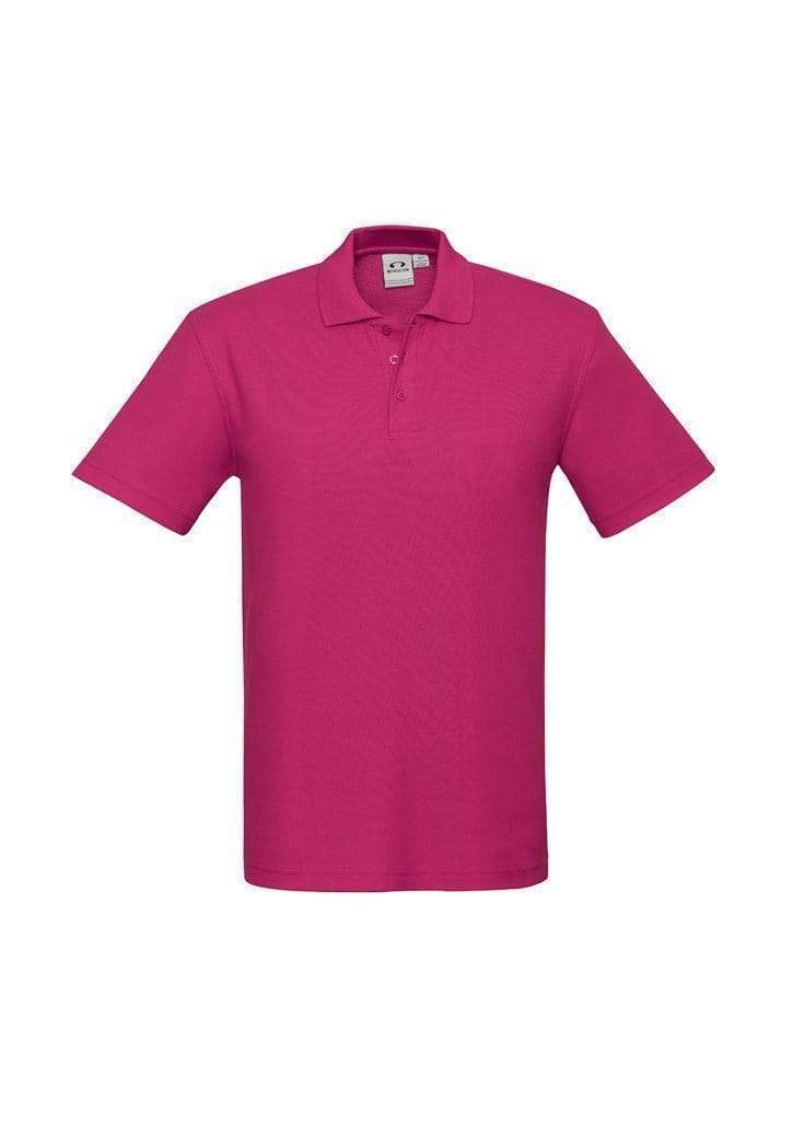 Biz Collection Casual Wear Fuchsia / S Biz Collection Men’s Crew Polo P400MS