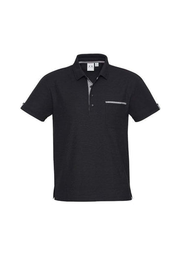 Biz Collection Casual Wear Black/Check / S Biz Collection Men’s Edge Polo P305MS