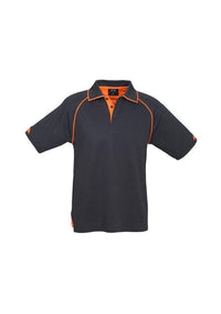 Biz Collection Casual Wear Grey/Fluro Orange / S Biz Collection Men’s Fusion Polo P29012