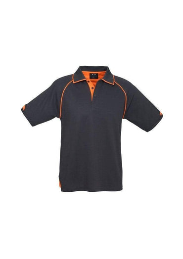 Biz Collection Casual Wear Grey/Fluro Orange / S Biz Collection Men’s Fusion Polo P29012