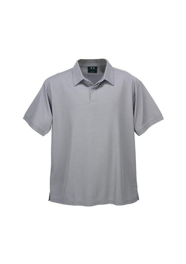 Biz Collection Casual Wear Silver Grey / S Biz Collection Men’s Micro Waffle Polo P3300