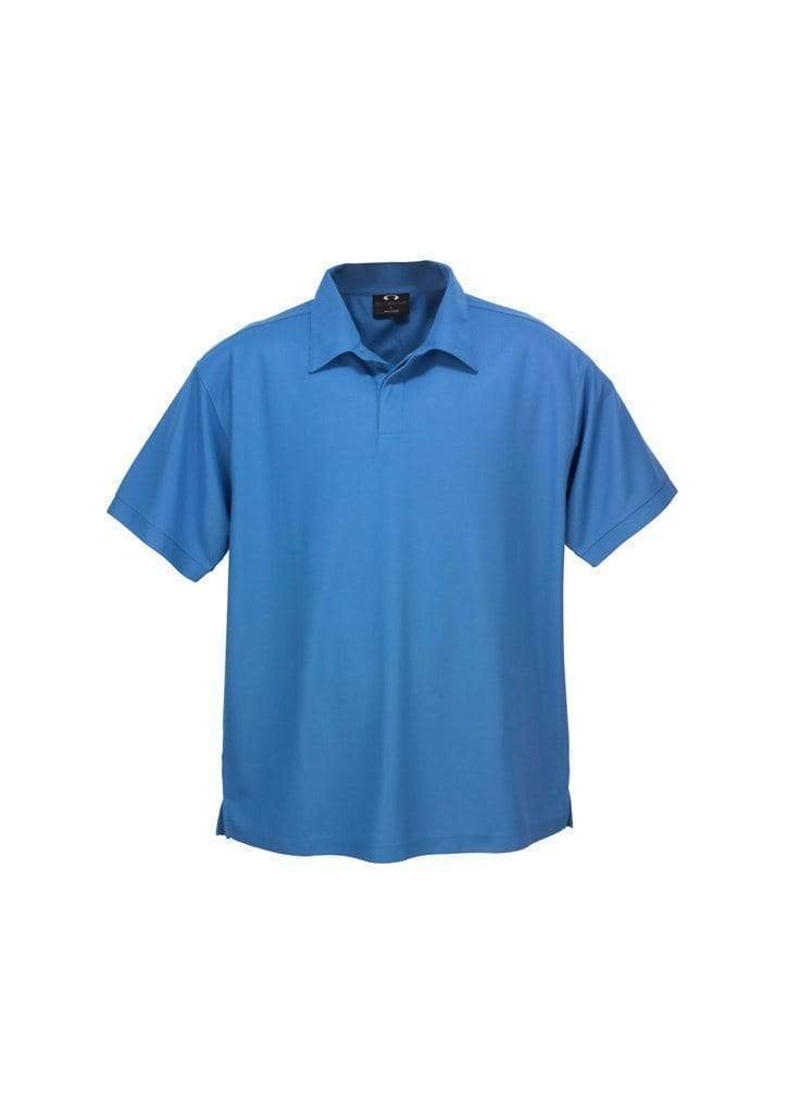 Biz Collection Casual Wear Azure Blue / S Biz Collection Men’s Micro Waffle Polo P3300