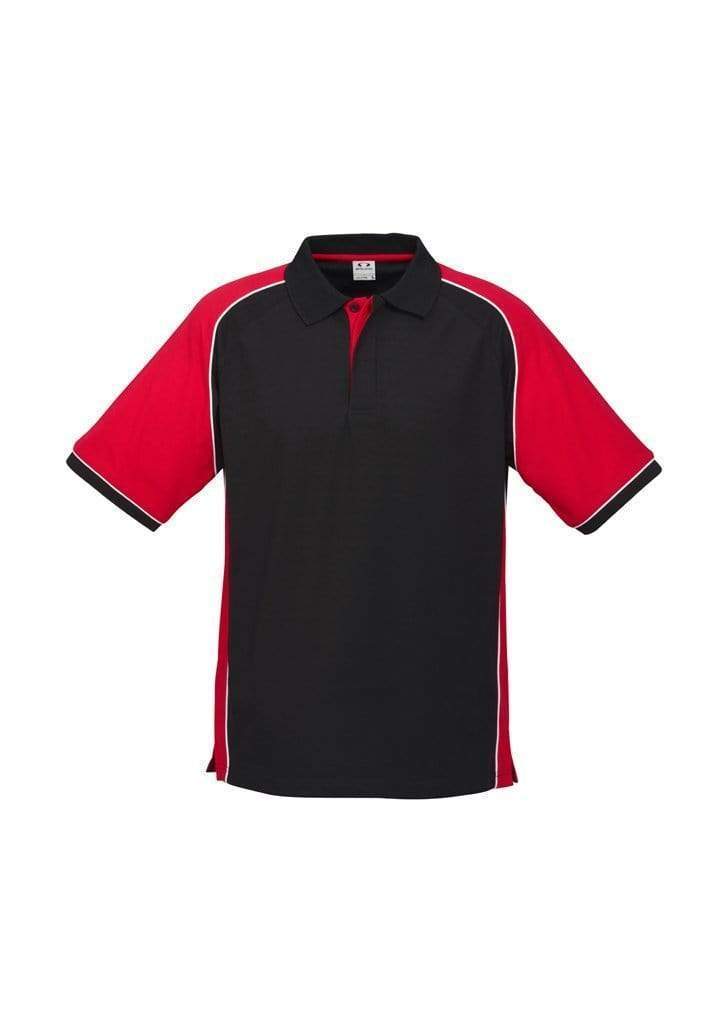 Biz Collection Casual Wear Black/Red/White / S Biz Collection Men’s Nitro Polo P10112