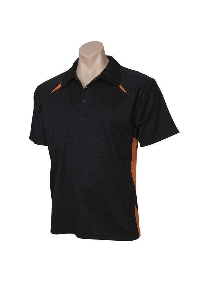 Biz Collection Casual Wear Black/Orange / XL Biz Collection Men’s Splice Polo P7700