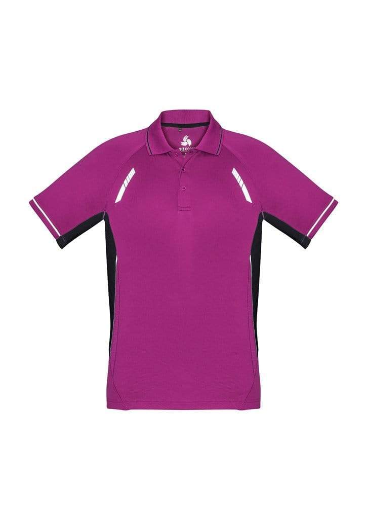 Biz Collection Casual Wear S / Magenta/Black/Silver Biz Collection Renegade Mens Polo P700MS