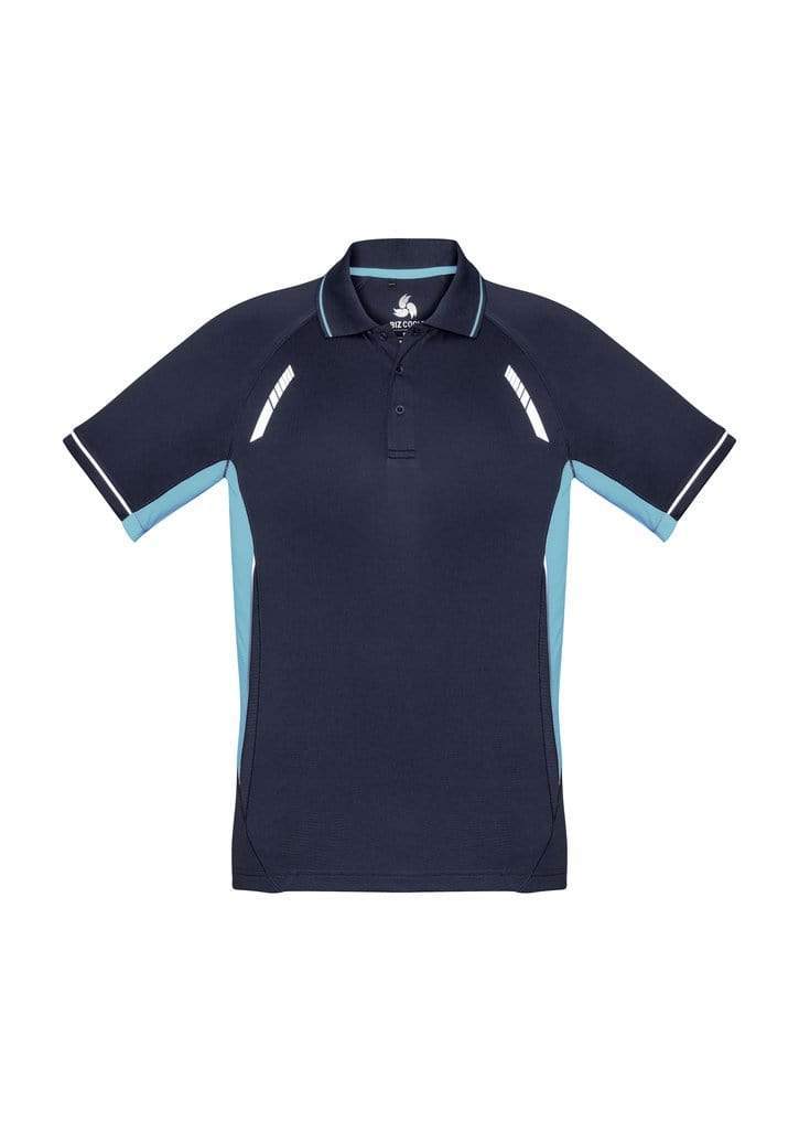 Biz Collection Casual Wear S / Navy/Sky/Silver Biz Collection Renegade Mens Polo P700MS