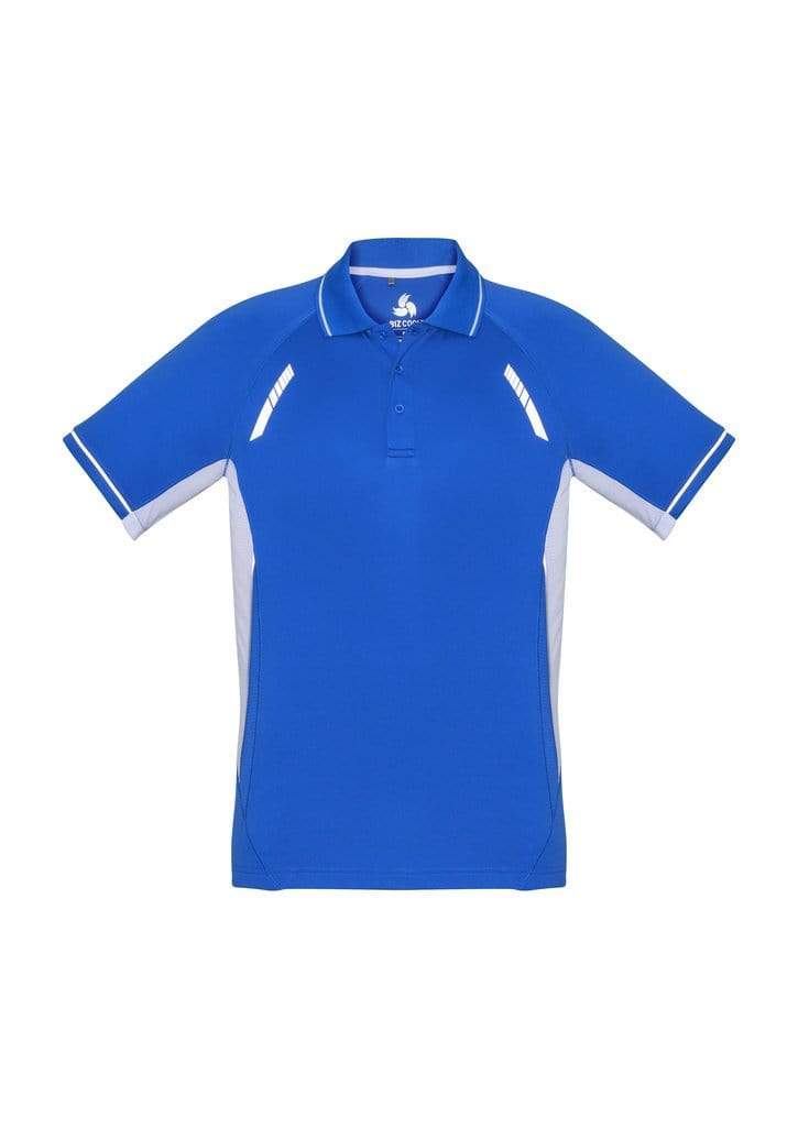 Biz Collection Casual Wear S / Royal/White/Silver Biz Collection Renegade Mens Polo P700MS