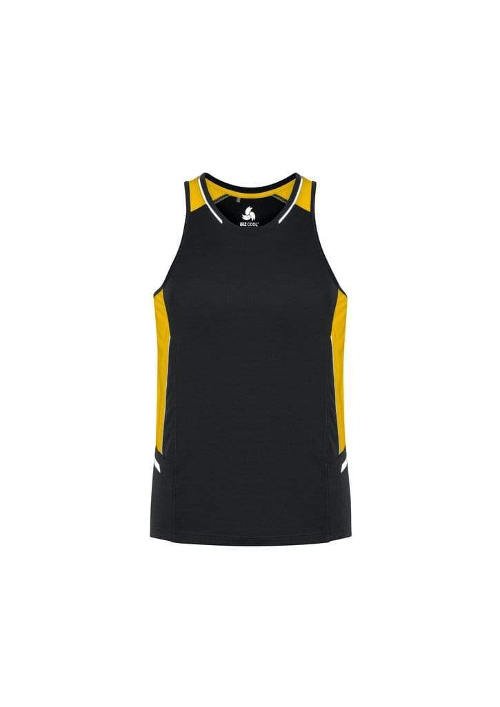 Biz Collection Casual Wear Black/Gold/Silver / XS Biz Collection Renegade Mens Singlet SG702M