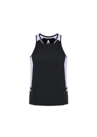 Biz Collection Casual Wear Black/White/Silver / XS Biz Collection Renegade Mens Singlet SG702M