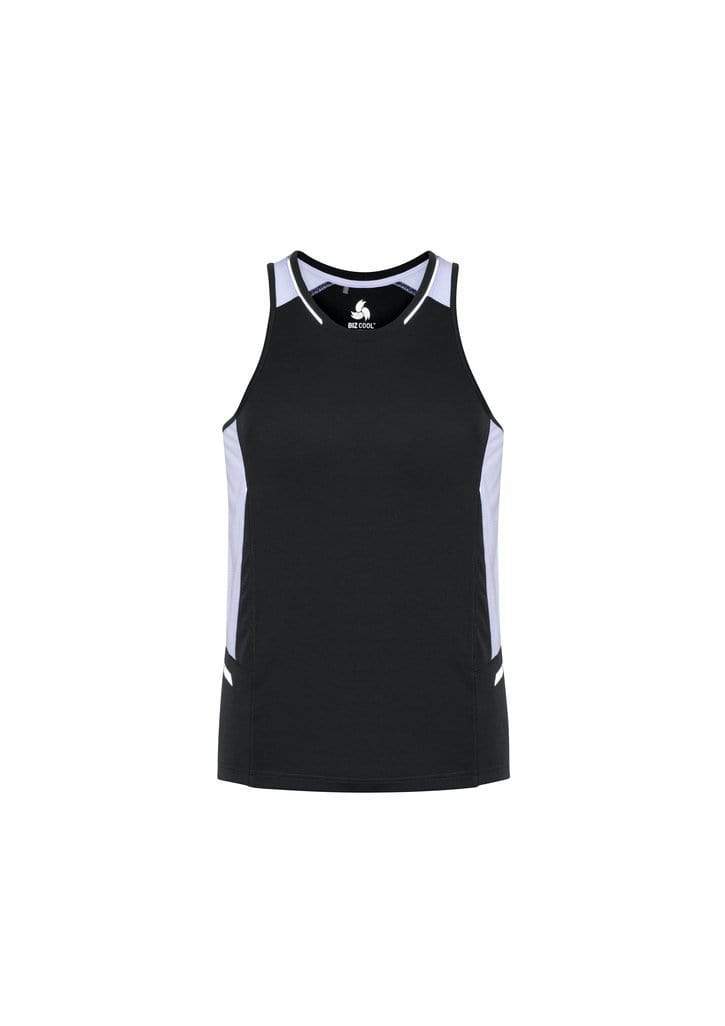 Biz Collection Casual Wear Black/White/Silver / XS Biz Collection Renegade Mens Singlet SG702M