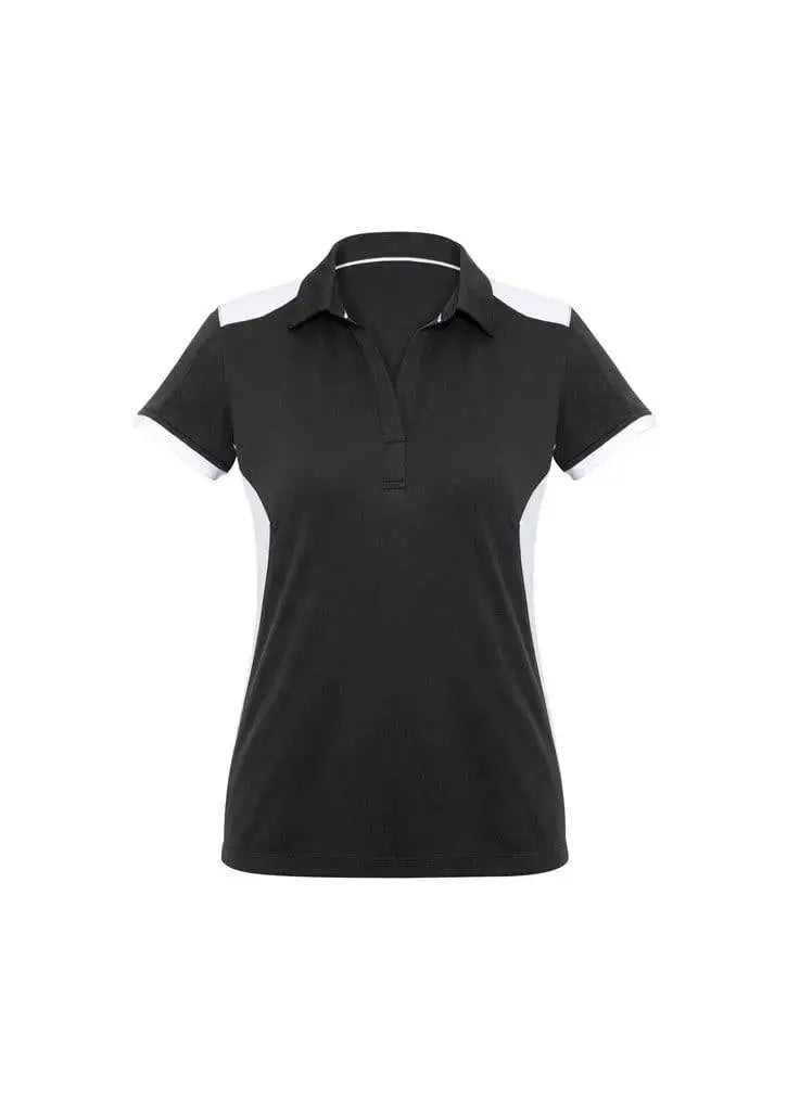 Biz Collection Casual Wear 6 / Black/White Biz Collection Rival Ladies Polo P705LS