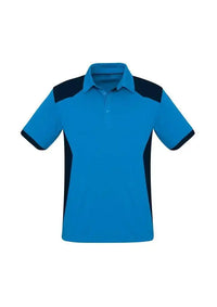 Biz Collection Casual Wear S / Cyan/Navy Biz Collection Rival Mens Polo P705MS