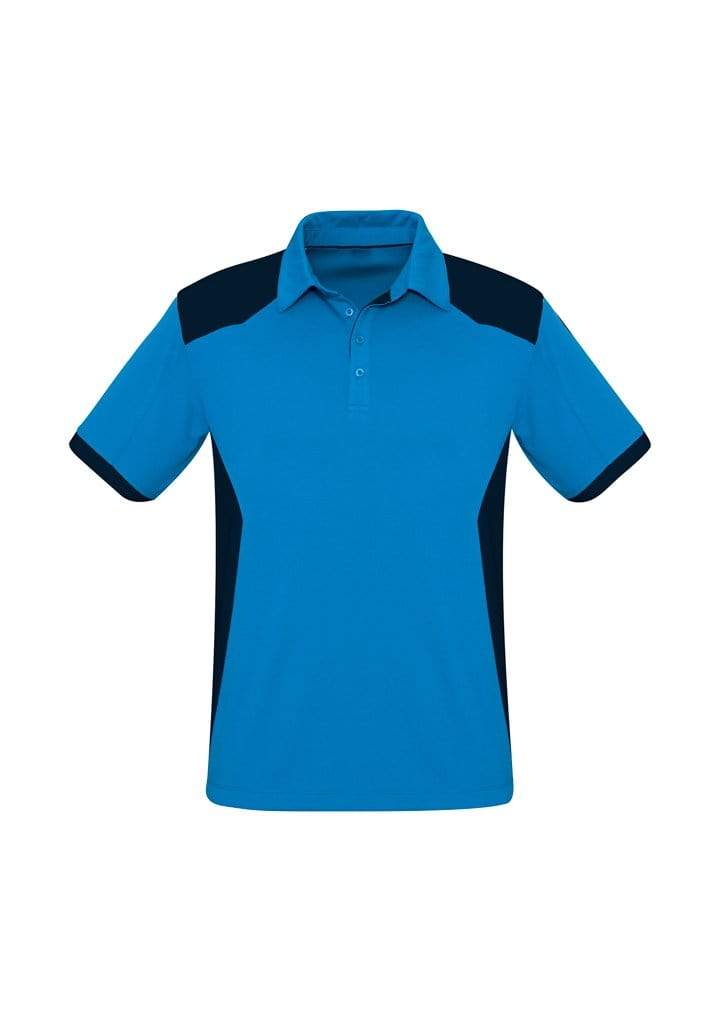 Biz Collection Casual Wear S / Cyan/Navy Biz Collection Rival Mens Polo P705MS