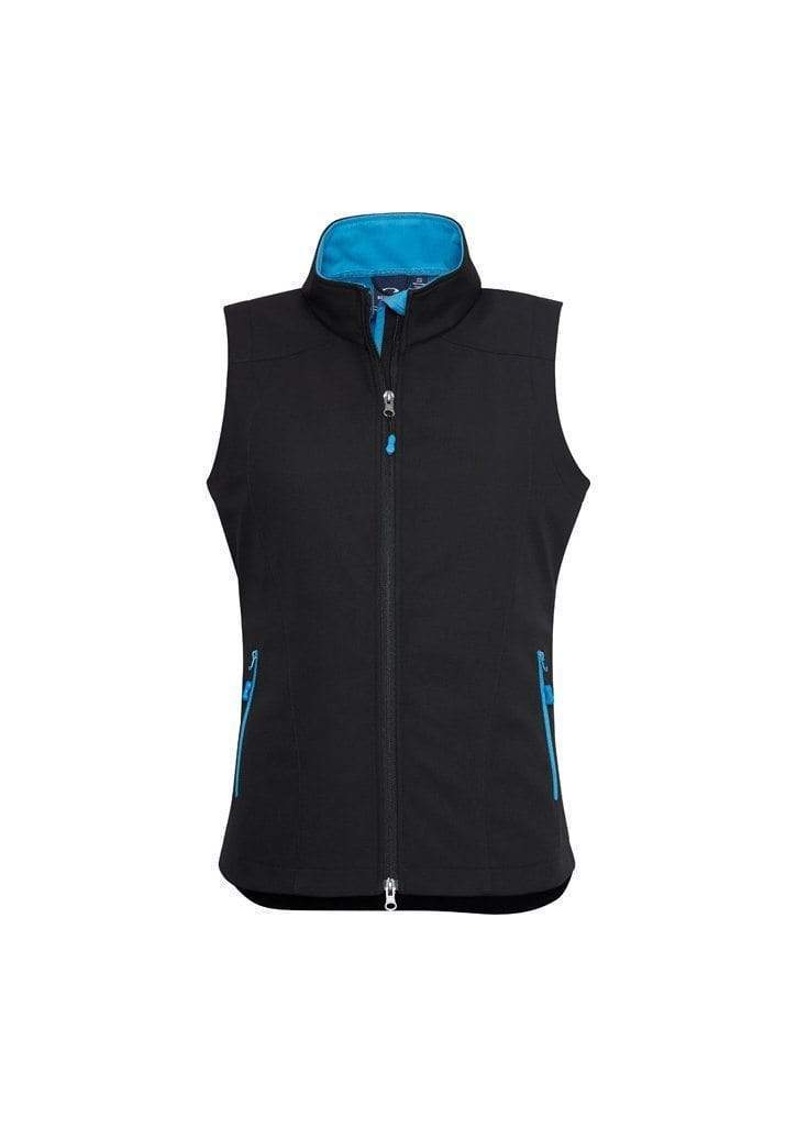 Biz Collection Casual Wear Black/Cyan / S Biz Collection Women’s Geneva Vest J404l