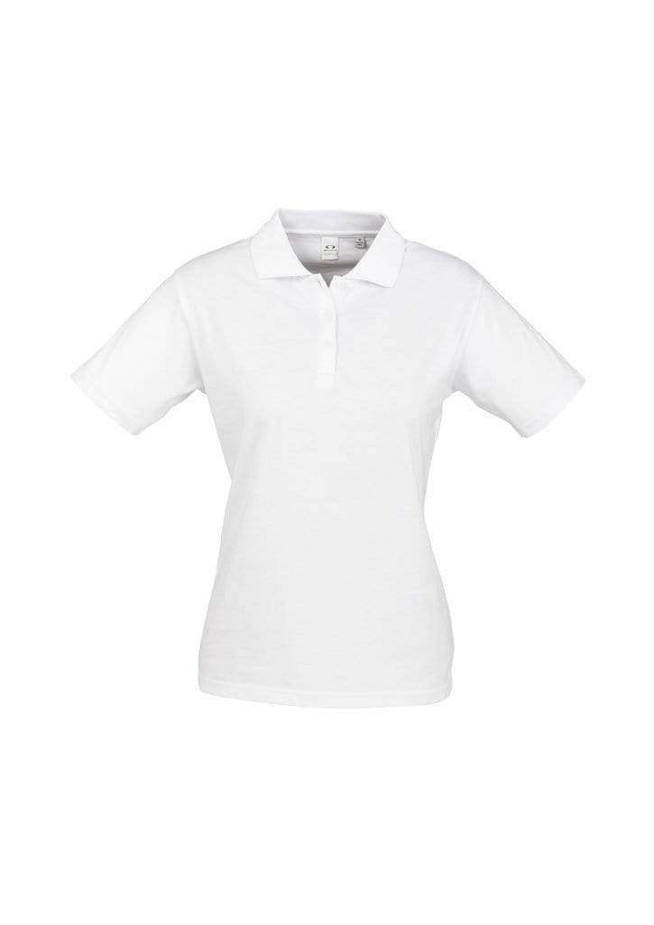 Biz Collection Casual Wear White / 8 Biz Collection Women’s Ice Polo P112LS