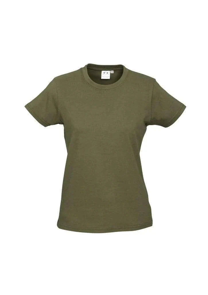 Biz Collection Casual Wear Khaki / 6 Biz Collection Women’s Ice Tee T10022