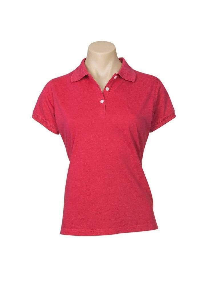 Biz Collection Casual Wear Red / 6 Biz Collection Women’s Neon Polo P2125