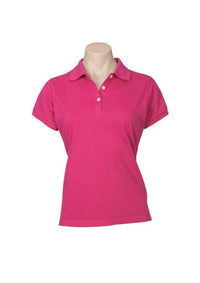 Biz Collection Casual Wear Magenta / 6 Biz Collection Women’s Neon Polo P2125