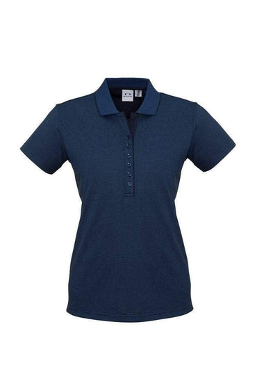 Biz Collection Casual Wear Carbon Blue / 8 Biz Collection Women’s Shadow Polo P501LS