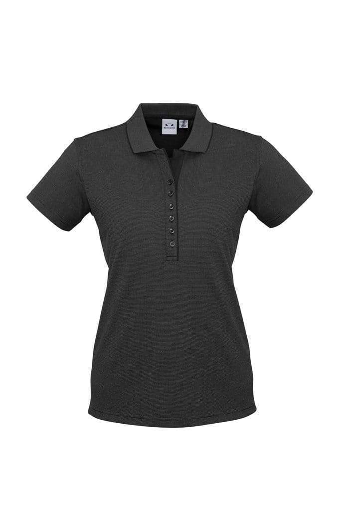 Biz Collection Casual Wear Graphite Black / 8 Biz Collection Women’s Shadow Polo P501LS