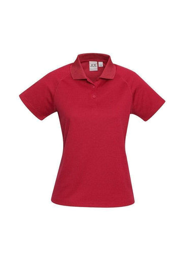 Biz Collection Casual Wear Red / 6 Biz Collection Women’s Sprint Polo P300LS