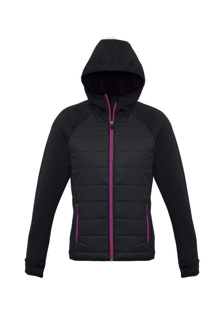 Biz Collection Casual Wear Black/Magenta / XS Biz Collection Women’s Stealth Tech Hoodie J515l