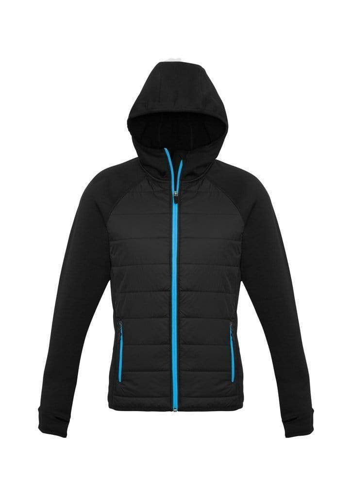 Biz Collection Casual Wear Black/Cyan / XS Biz Collection Women’s Stealth Tech Hoodie J515l