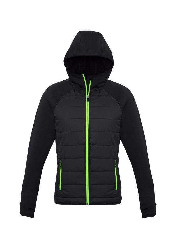 Biz Collection Casual Wear Black/Lime / XS Biz Collection Women’s Stealth Tech Hoodie J515l