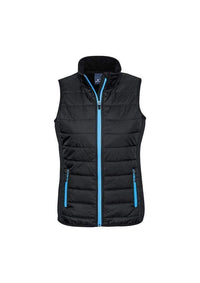 Biz Collection Casual Wear Black/Cyan / XS Biz Collection Women’s Stealth Tech Vest J616l