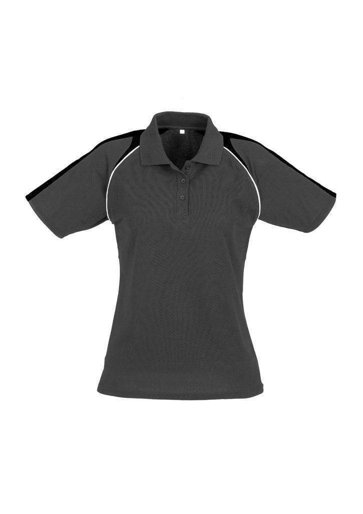 Biz Collection Casual Wear Ash/Black/White / 10 Biz Collection Women’s Triton Polo P225LS