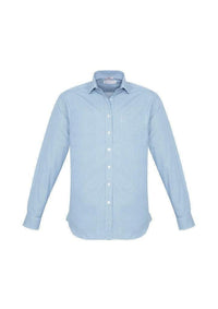 Biz Collection Corporate Wear Blue / S Biz Collection Men’s Ellison Long Sleeve Shirt S716ml