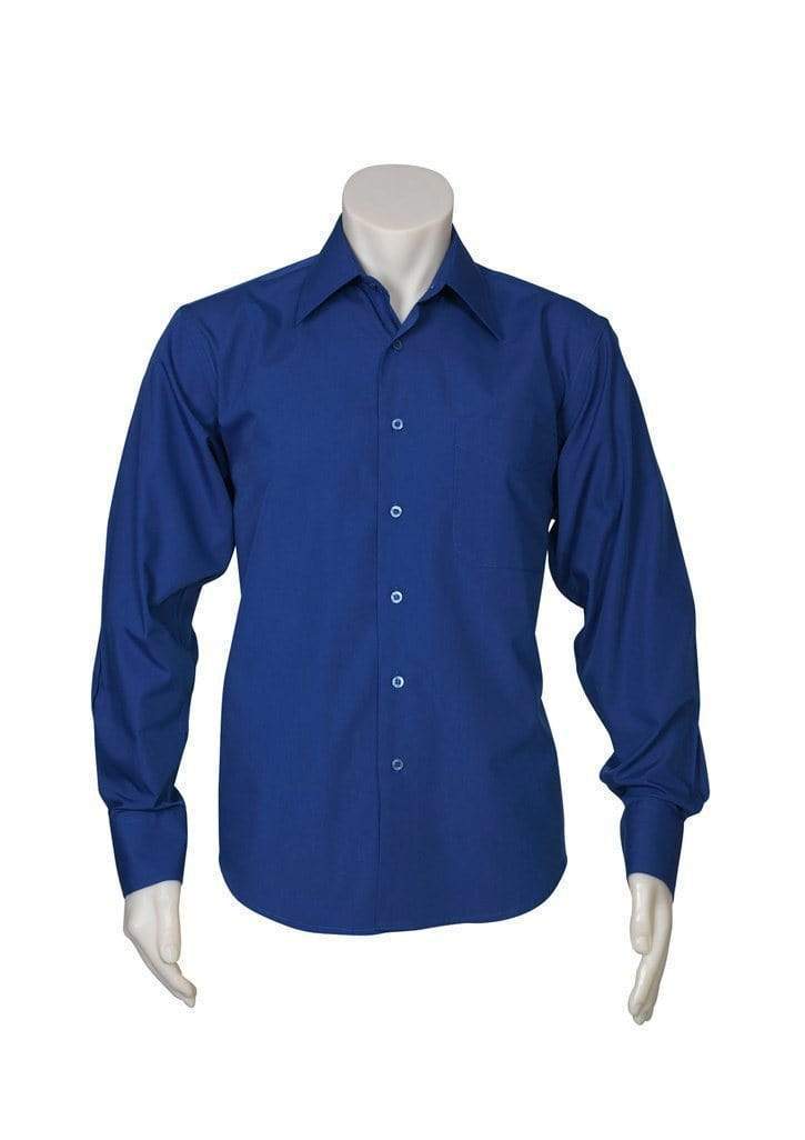 Biz Collection Corporate Wear Royal / S Biz Collection Men’s Metro Long Sleeve Shirt Sh714