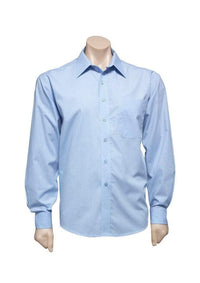 Biz Collection Corporate Wear Biz Collection Men’s Micro Check Long Sleeve Shirt Sh816