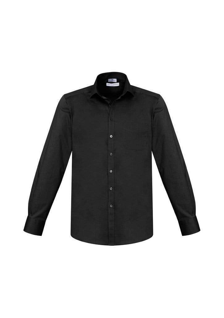 Biz Collection Corporate Wear Black / XS Biz Collection Men’s Monaco Long Sleeve Shirt S770ml