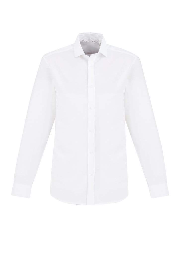 Biz Collection Corporate Wear White / XS Biz Collection Regent Mens L/S Shirt S912ML