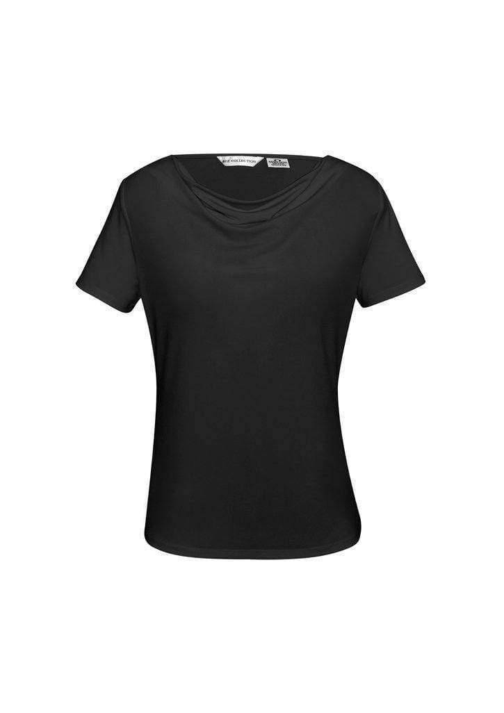 Biz Collection Corporate Wear Black / 6 Biz Collection Women’s Ava Drape Knit Top K625ls