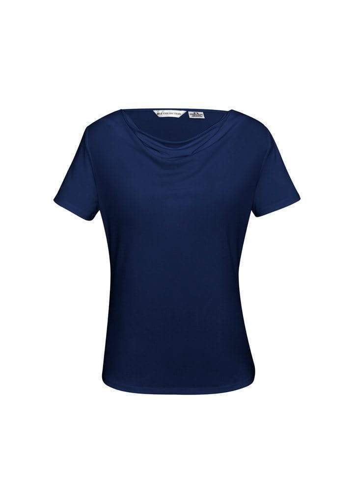 Biz Collection Corporate Wear Midnight Blue / 6 Biz Collection Women’s Ava Drape Knit Top K625ls