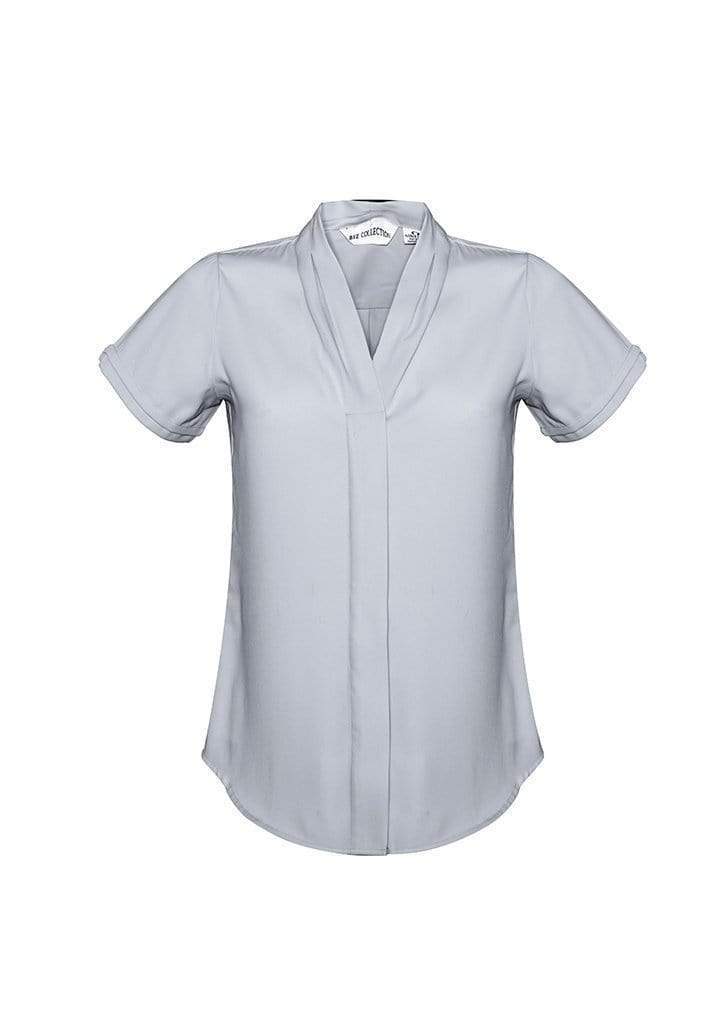 Biz Collection Corporate Wear Silver Mist / 6 Biz Collection Women’s Madison Short Sleeve S628ls