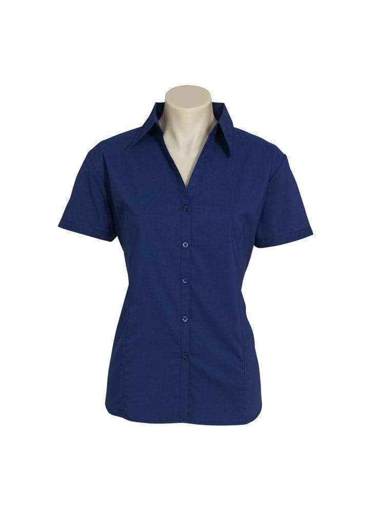 Biz Collection Corporate Wear Royal / 6 Biz Collection Women’s Metro Short Sleeve Shirt Lb7301