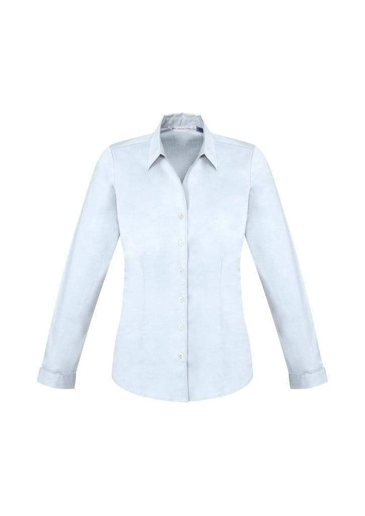 Biz Collection Corporate Wear White / 6 Biz Collection Women’s Monaco Long Sleeve Shirt S770ll