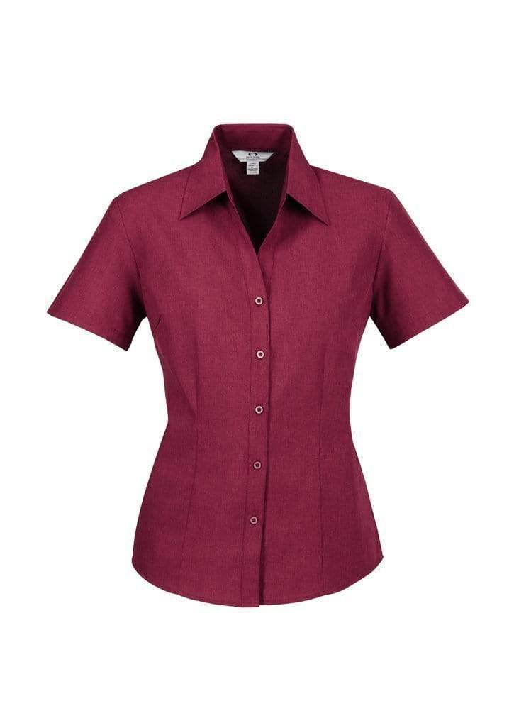 Biz Collection Corporate Wear Biz Collection Women’s Plain Oasis Short Sleeve Shirt Lb3601